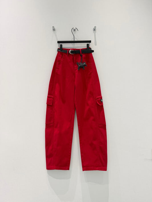 Pra new red jeans