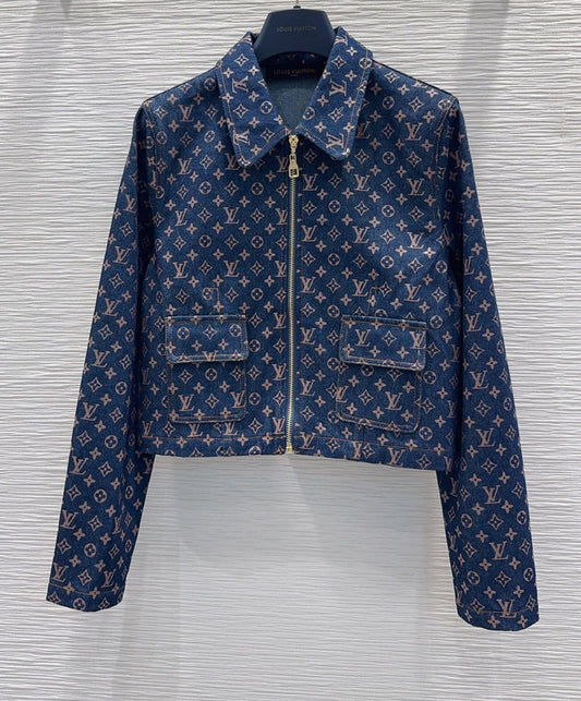 Lou Cropped denim jacket