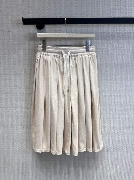 MIMI pleated half skirt