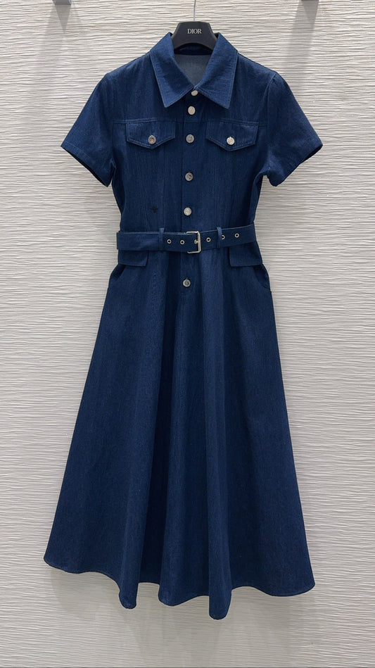 Dio denim dress