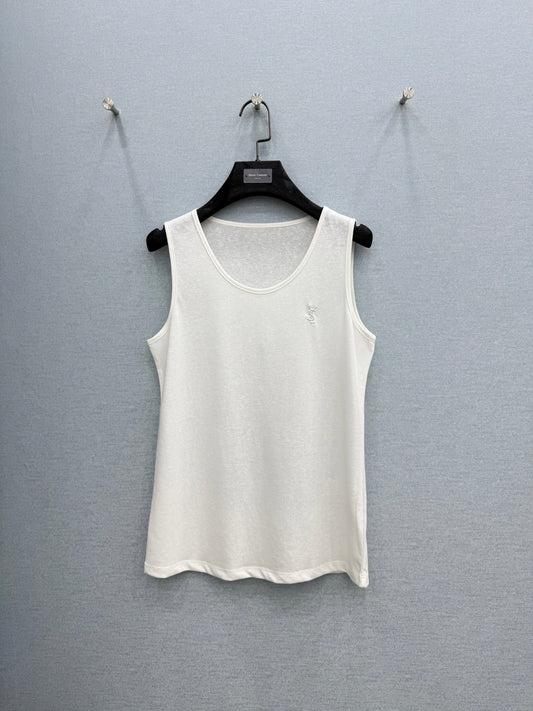 Pra Scoop neck ribbed tank top
